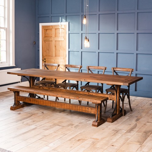 Bespoke pine dining table - pine,