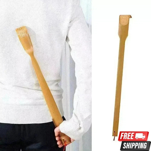 Bamboo back scratcher - bamboo, long