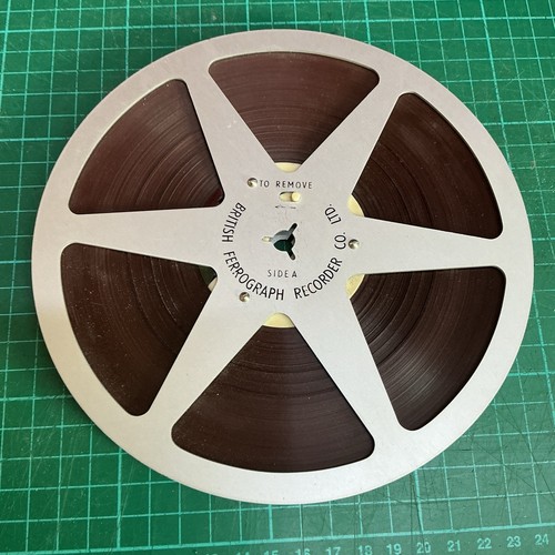 Ferrograph aluminium reel - aluminium,