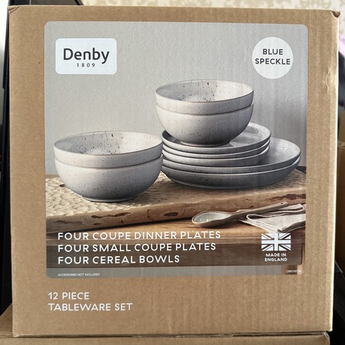 Denby blue speckle piece - denby,