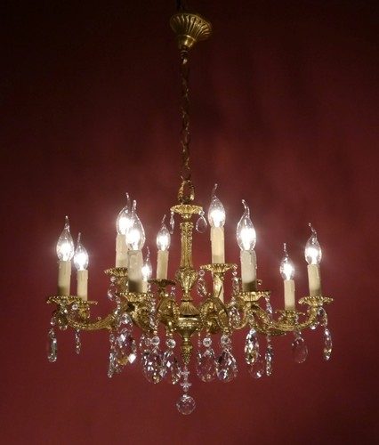 Chandelier lamp brass - lamp,,