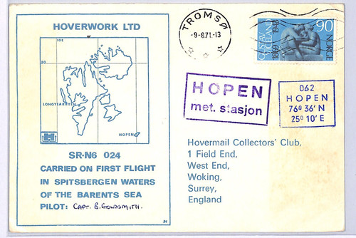 Norway card hovercraft - norway, *hovercraft*