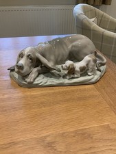 Lladro Large Dog and Puppy 11