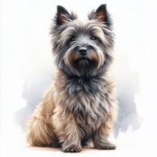 CAIRN TERRIER Watercolour