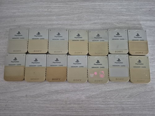 Grey official ps1 memory card - grey,