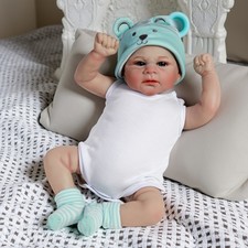 Handmade Real Life Reborn Baby Dolls Vinyl Silicone Realistic Newborn Boy Doll