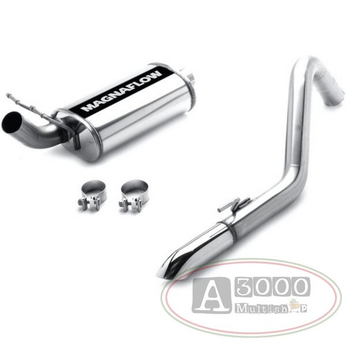 Exhaust system kit jeep - system,