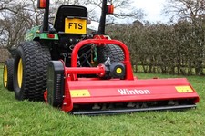 W-HF200 - Winton Hydraulic Offset Flail Mower - 2m Wide - For Compact Tractors