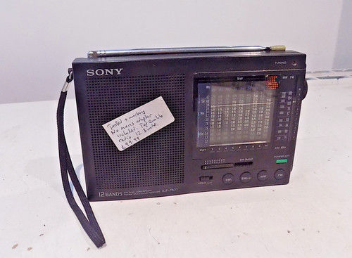 Sony icf 7601 bands - bands, multi