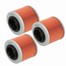 3x Hiflo oil filter HF151 for