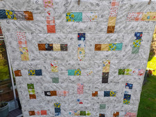 Patchwork lap quilt