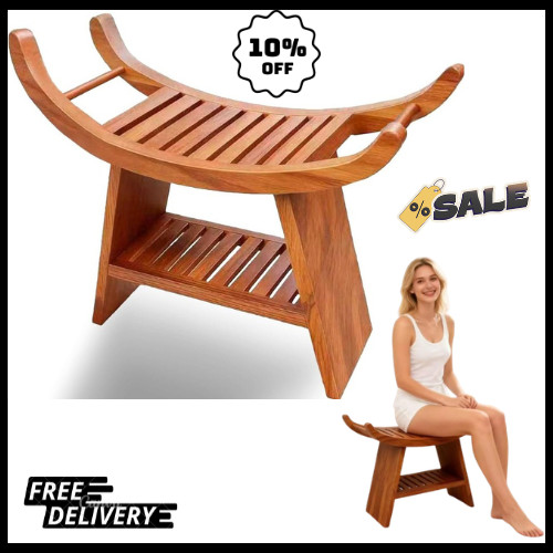 Teak shower bench - 23",