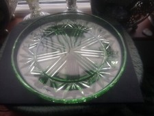 VINTAGE SOWERBY GREEN GLASS 3