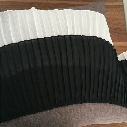 Wave pleated chiffon costume - chiffon,