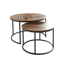 Round Coffee Table Set of 2