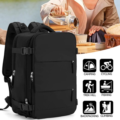 Black large travel - black,