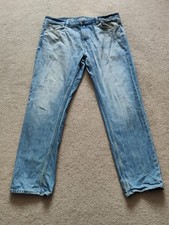 Mens Jeans Straight Fit Leg