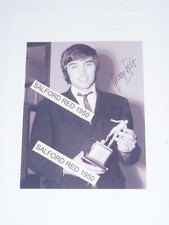 GEORGE BEST FOOTBALLER OF THE YEAR PICTURE WITH REPRINT AUTUGRAPH