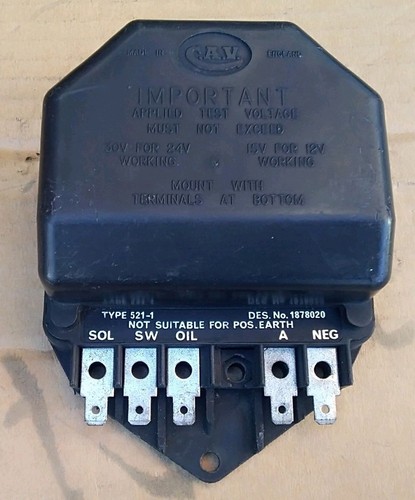 Cav starter motor cut out - starter,