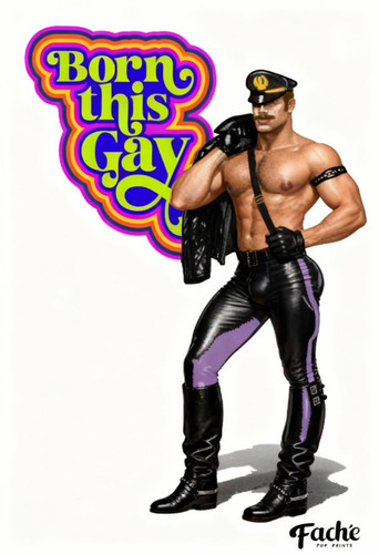 Born this gay - gay, popprint