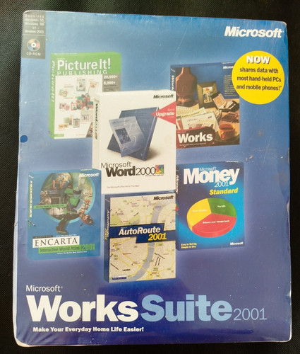 Microsoft works suite 2001 - microsoft,