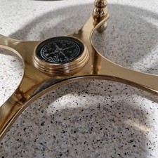 Vintage Brass Semi-Precious