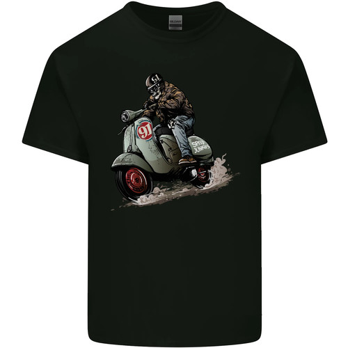 Scooter skull mod moped - scooter,