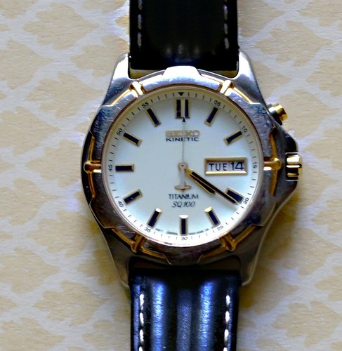 Seiko kinetic titanium 100 - seiko,