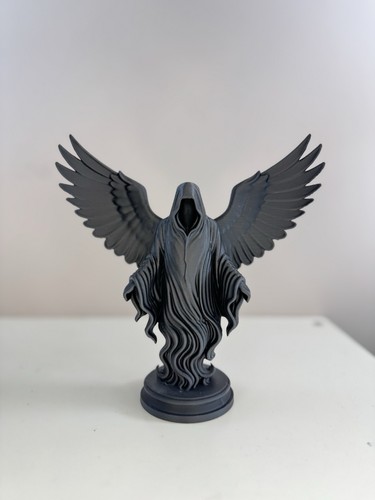 Winged reaper statue gothic - |,