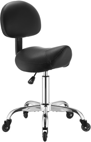 Saddle stool with back - saddle,