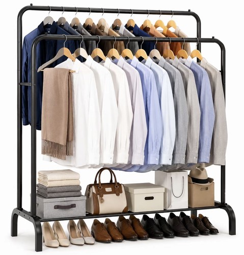 Double clothes rail heavy - clothes,