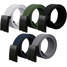 Kruze Mens Canvas Belts For