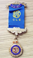 1973 RAOB Sterling Silver Gilt