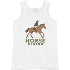 'Horse Riding Equestrian' Adult Vest / Tank Top (AV055571)