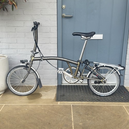 Brompton folding bike - brompton,