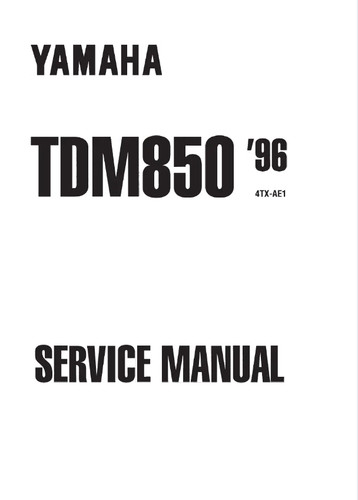 Yamaha tdm850 tdm - yamaha,