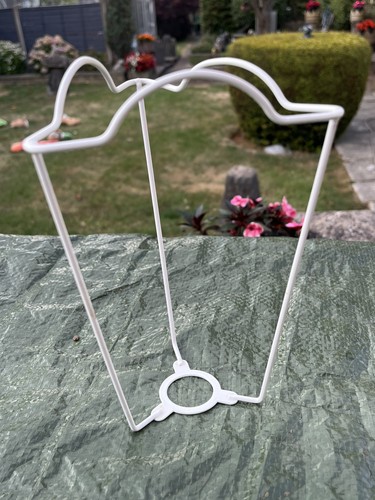 Vintage salvaged metal lamp - salvaged,