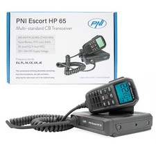 PNI Escort HP 65 ASQ CB radio multi norm UK 27/81 EU Hide Away one hander