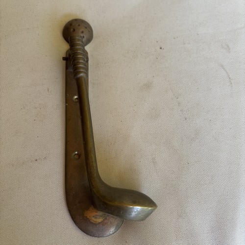 Brass golf club - &, ball