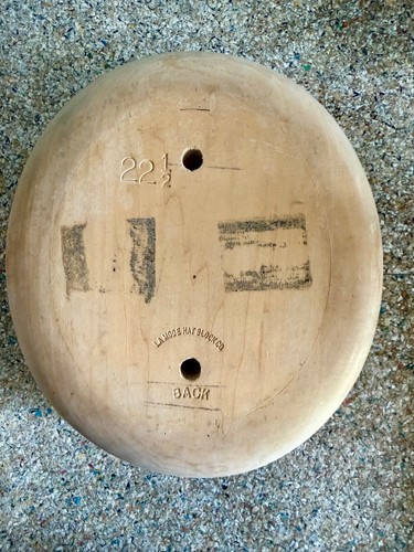 Millinery wooden hat block - millinery,