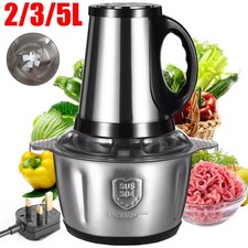 2/3/5L Electric Meat Grinder Mincer Mixer Blender Food Chopper Processor Blender