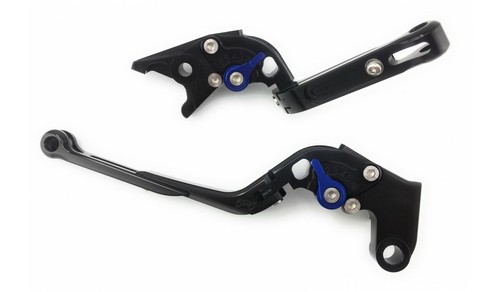 Black blue flip levers - blue,