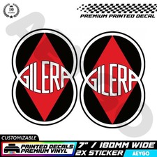 2x GILERA Vinyl Decal Stickers