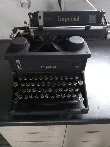 Vintage imperial typewriter - vintage,