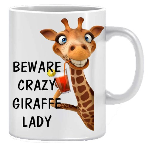 Beware crazy giraffe novelty - beware,