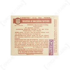 WW2 US Morphine Box Kit for Re-enactment First Aid Medical