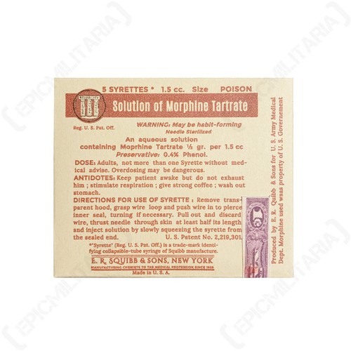 Ww2 morphine box kit for - us,