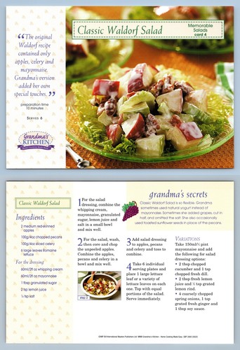 Classic waldorf salad - classic,