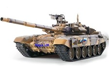 UPGRADED Heng Long T90 RC Tank 2.4G BB shooting Sound Model Battle 1:16 Toy UK