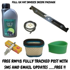 Service kit Fits Hayter Harrier 56 Intek  Blade oil air filter plug 560D, E, F